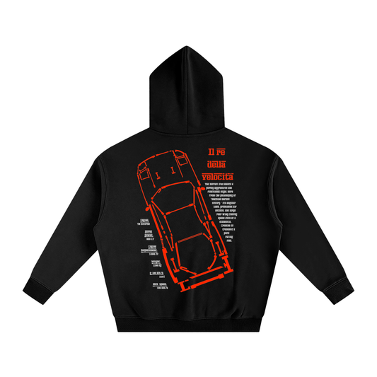 Il re della velocitá Hoodie