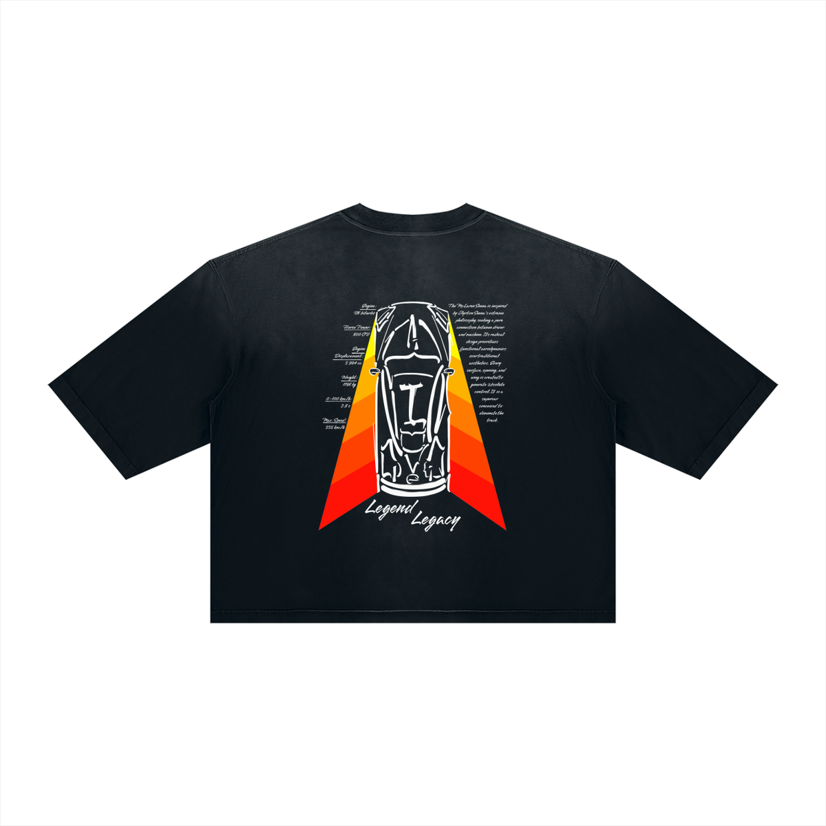 Unisex Vintage Wash Sunfade Boxy T-Shirt